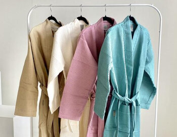 Waarom worden wafelbadjassen steeds populairder?