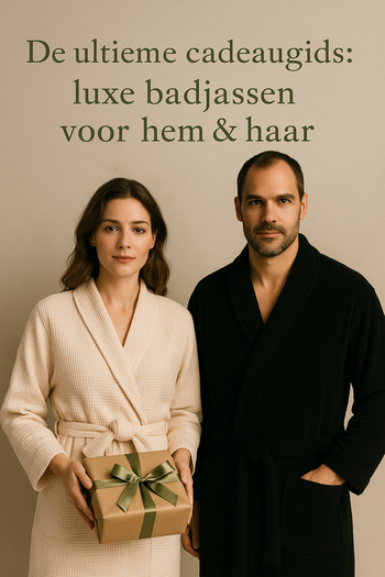 De ultieme cadeaugids: luxe badjassen voor hem & haar